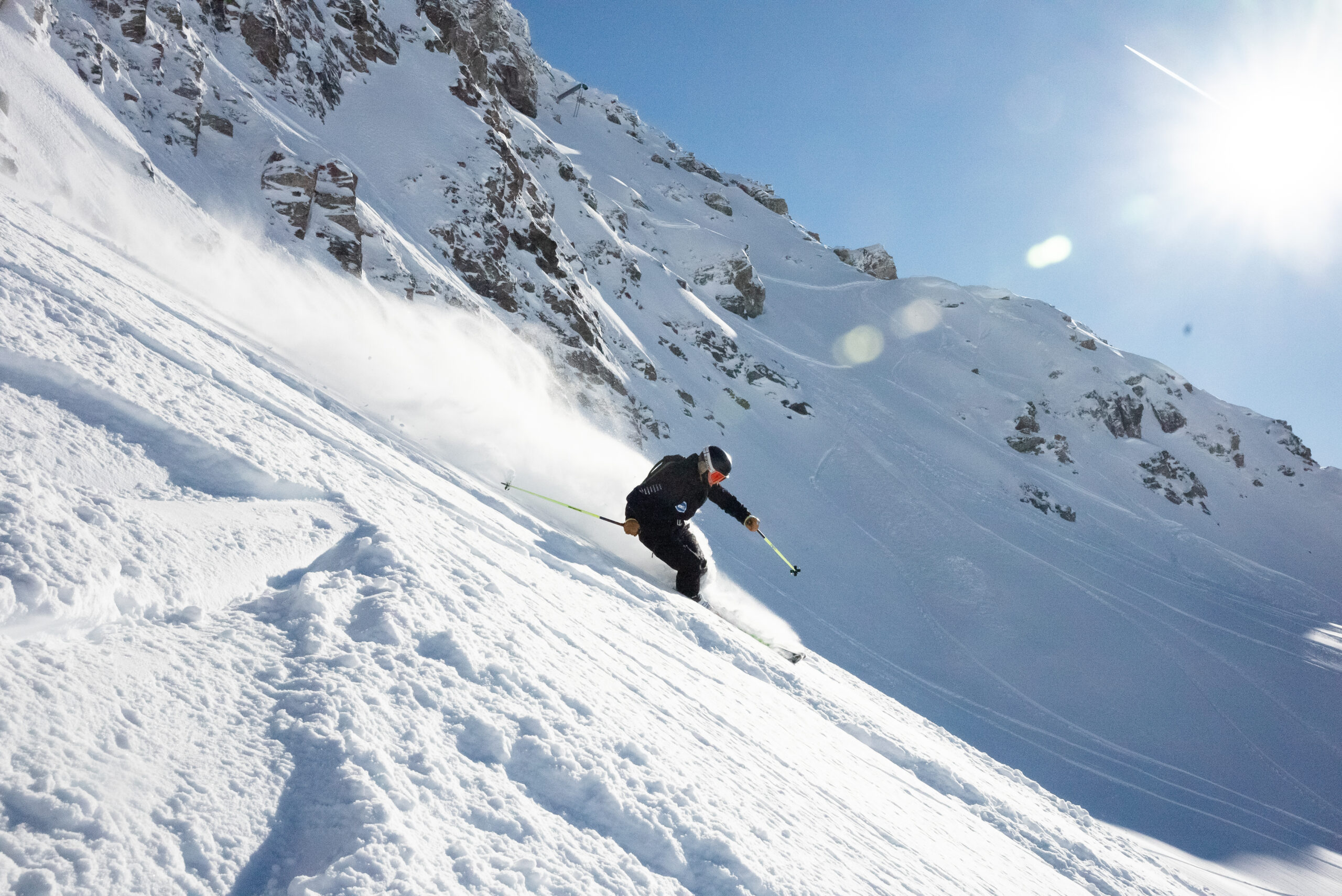 ES Ski Instructor Skiing in Verbier