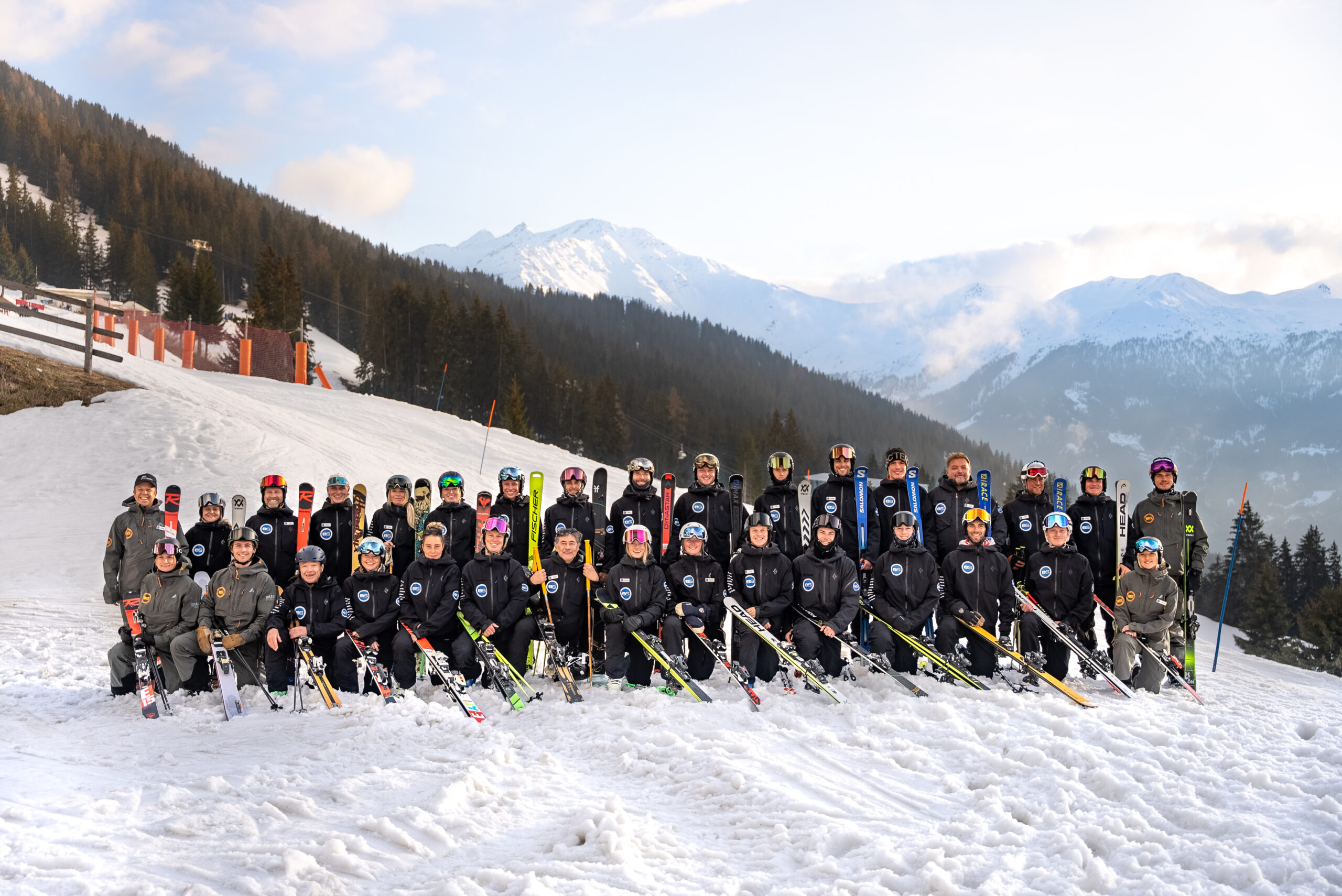 ES Ski Instructors Group Shot